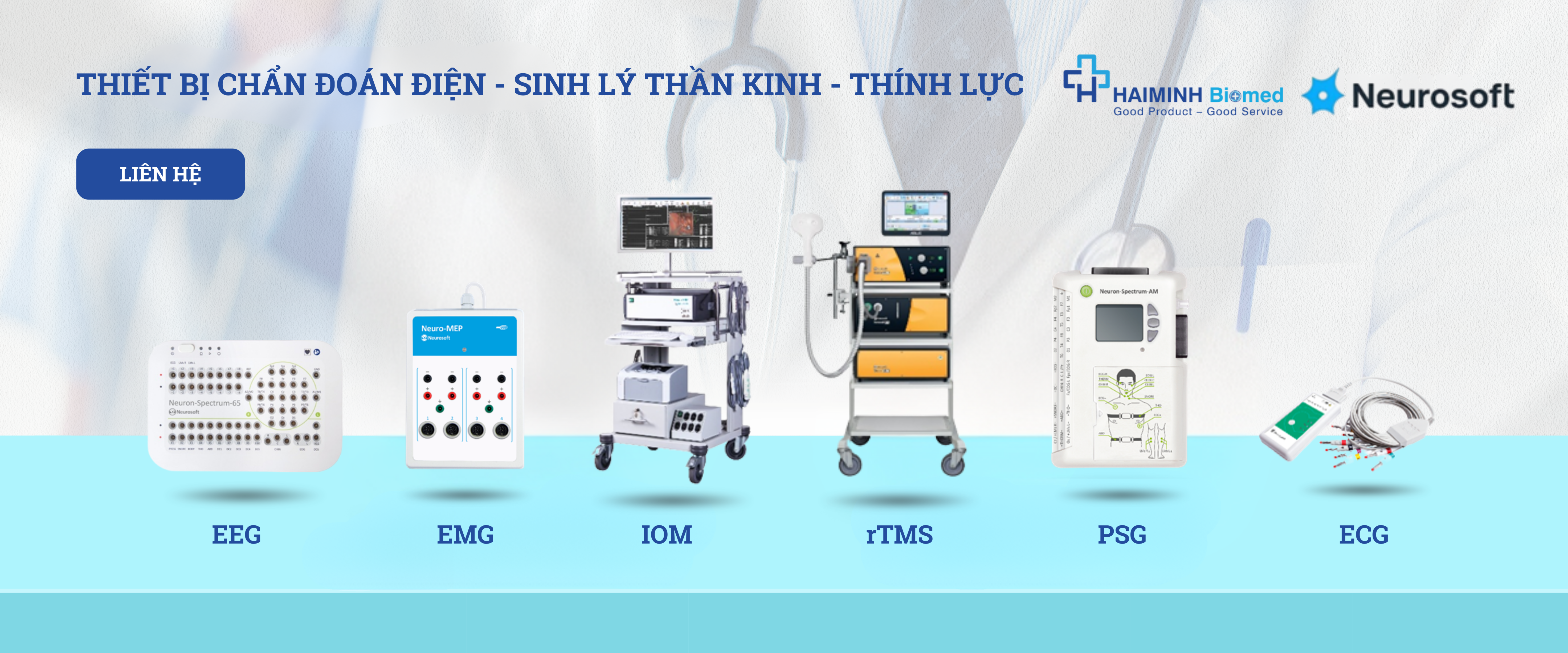 THIẾT BỊ CHẨN ĐOÁN ĐIỆN - SINH LÝ THẦN KINH - THÍNH LỰC